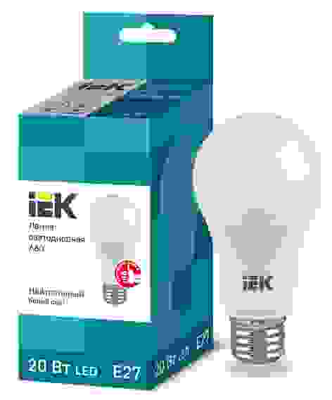 Лампа светодиод. LED 20вт Е27 белый ЕСО
