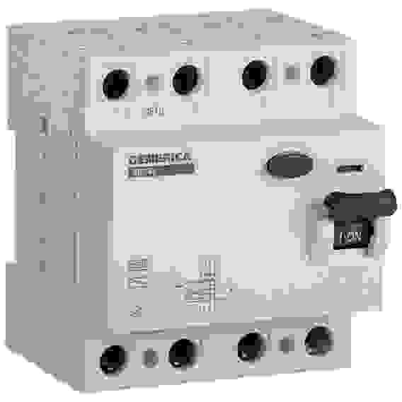 Выключатель дифф тока (УЗО) ВД1-63 4Р 40А 30мА GENERICA, 8037568