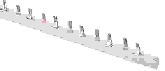 Шина соединительная типа PIN штырь трехфазная 63А (1м)