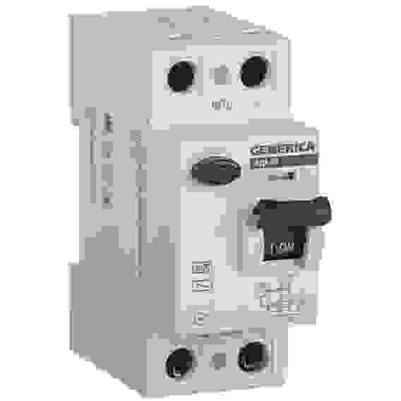 Выключатель дифф тока (УЗО) ВД1-63 2Р 25А 30мА GENERICA, 6405067