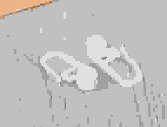 Крючок для штор с замком роликовый белый 25*10мм (упак 20шт цена за упак)