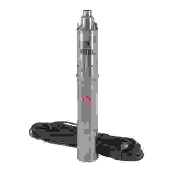 Насос скважинный Denzel DWS-4-150, винтовой, диаметр 4&quot;, 1300 Вт, 2000 л/ч, напор 150 м