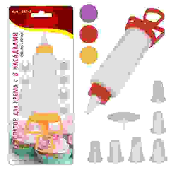 Декоратор для крема с 8 насадками H80-3