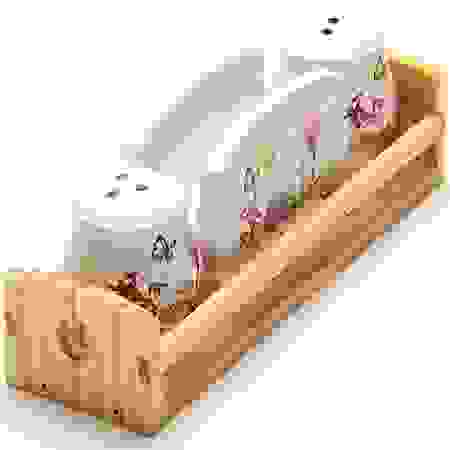 Набор для специй 4пр &quot;БАБОЧКИ&quot; LR