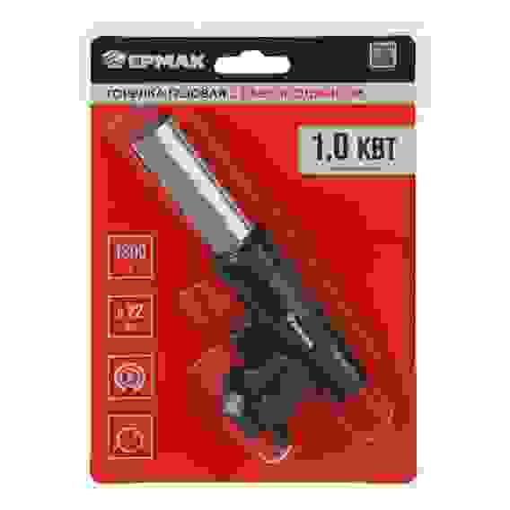 Горелка газ. с пьезо, цанг. захват, широкое сопло, пласт., латунь; 16х5,5х3,2см ЕРМАК