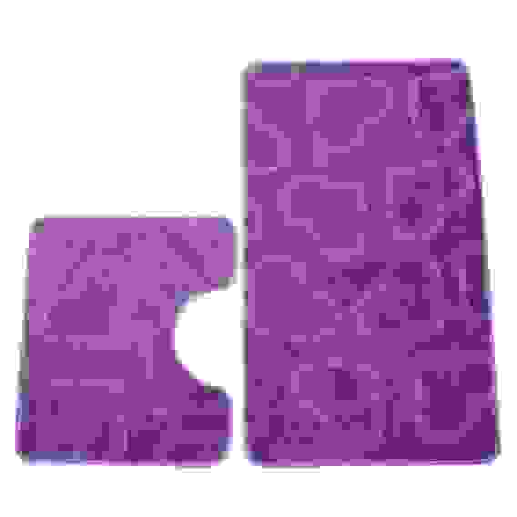 Коврик д/ван.комн.&quot;ZALEL&quot; 60*100 2-пр LILAC