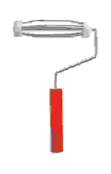 Ручка для валика пластик рукоятка никелир 6*38*180мм Промис