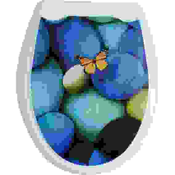 Сиденье для унитаза (жесткое) ОКЕАН \"Бабочка\" 1/10