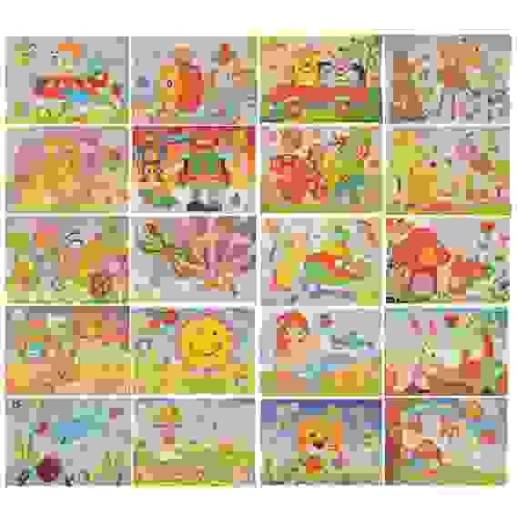 Аппликация самоклеящаяся \&quot;Микс\&quot;, бумага, ЭВА, 21х27см, 20 дизайнов ХОББИХИТ