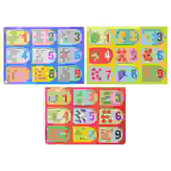 Пазл деревянный &quot;Учим счет&quot;,29,5х21х1см, 2-4 дизайна
