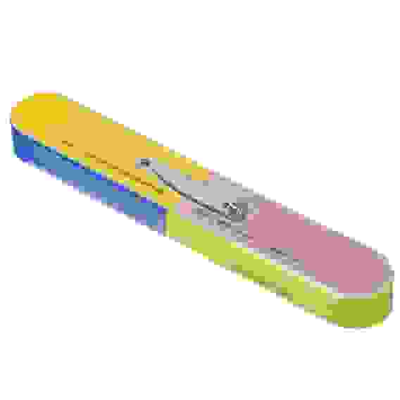 Набор маникюрный 2 пр.: пилка, кусачки, 17,3х2,9х1,6см, металл, пластик, поролон, 1 дизайн