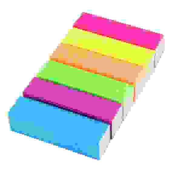 Бафик-мини для полировки ногтей 4-хсторонний, 9х2х2,5см, ЭВА, 6 цветов, B204