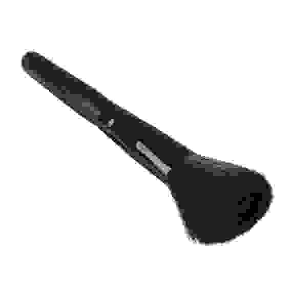 Кисть для нанесения пудры, дерево, синтетич.нейлон, 15см, черный, 26905-2