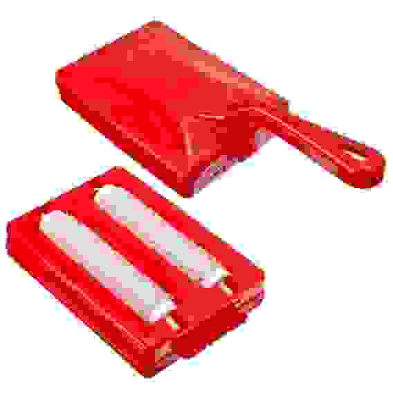 Щетка для чистки ковров 2 ролика, пластик, 15х11,5см VETTA