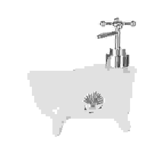 Аксессуар для жидкого мыла \"Ванночка\", керамика, 14х7х13,5 VETTA