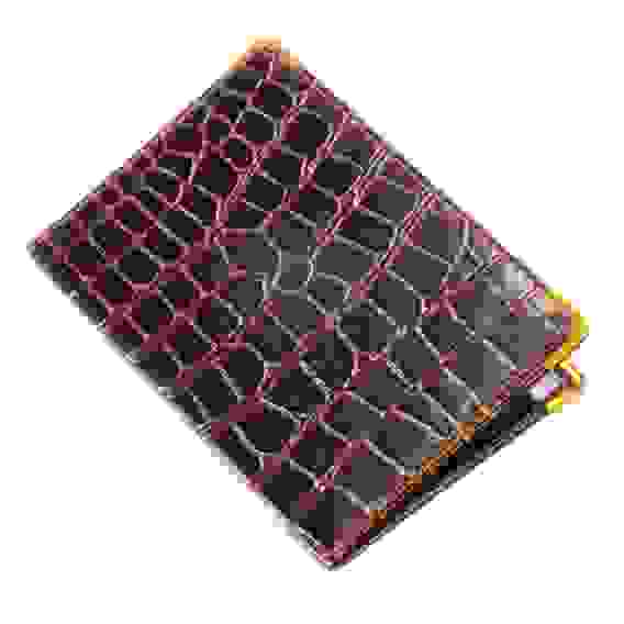 Обложка для паспорта, ПВХ, 13,8x9,5см, "Аллигатор"