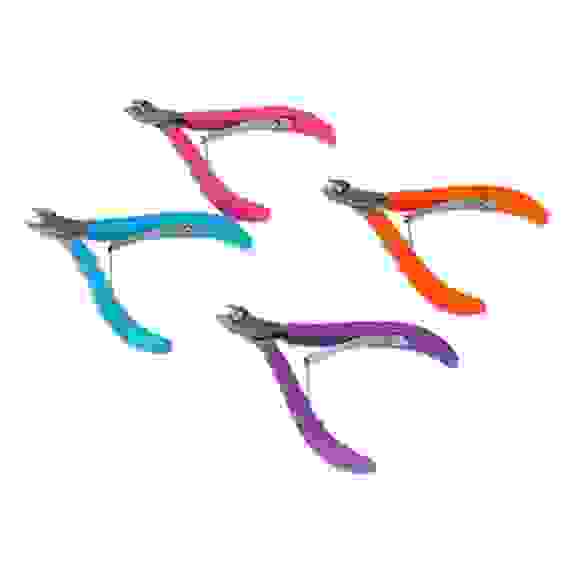 Кусачки для кутикул с прорезиненной ручкой, хром, металл, 10см, 4 цвета, J87156962
