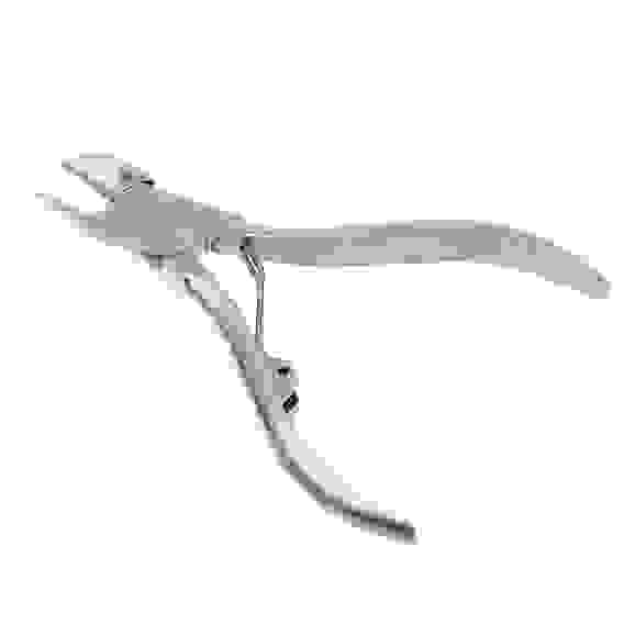 Кусачки педикюрные, металл, 10см, одинарная пружина, 8714