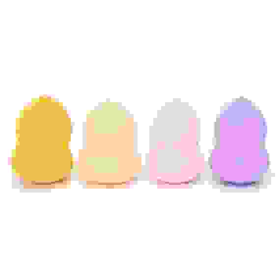 Спонж для нанесения тональной основы, латекс, 4,5x3,5см, 4-6 цветов