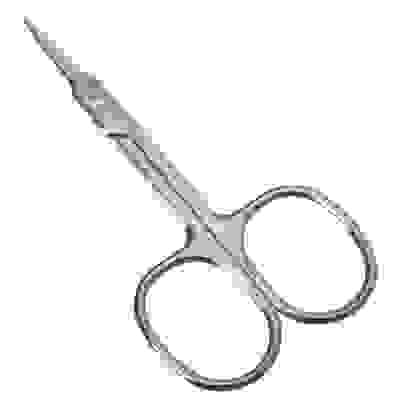 Ножницы маникюрные для ногтей и кутикул, прямой кончик, хром, металл, 8,8см