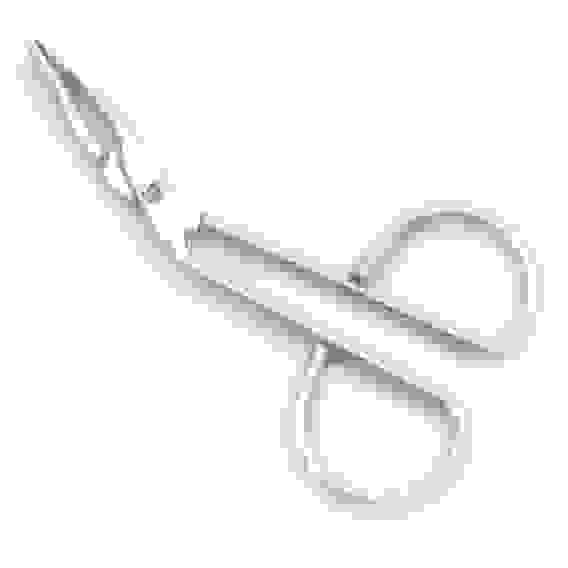 Пинцет для бровей с ручками, металл, 8см, HS-0630