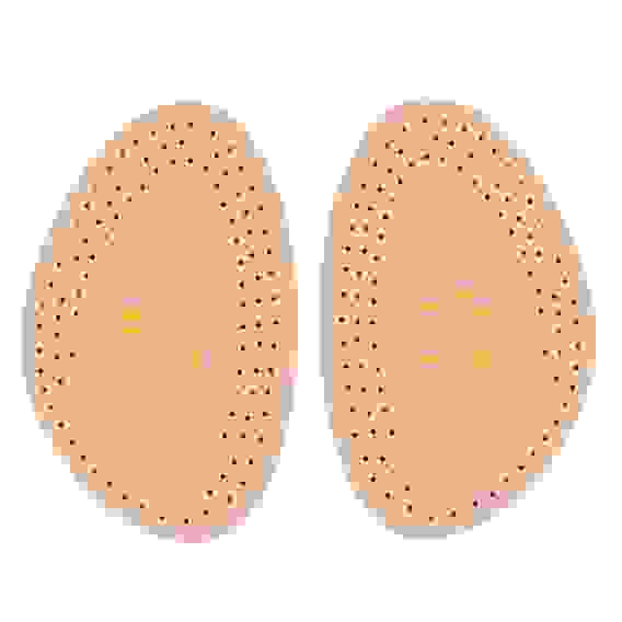 Полустельки для обуви из натуральной кожи, латекс пара, р-р. 35-36, 37-38, 39-40, 41-42