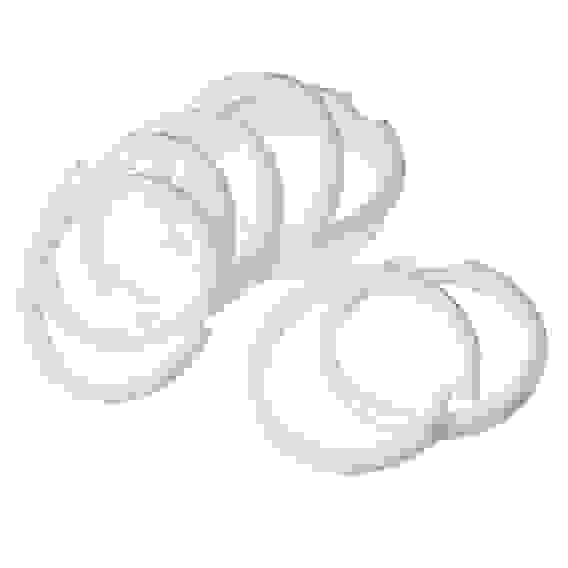 Кольца для штор 8шт, пластик, d5,1см, белые