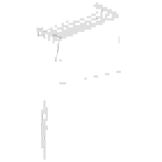 Сушилка для белья потолочная Лиана 1,5м, 5 линий, белая