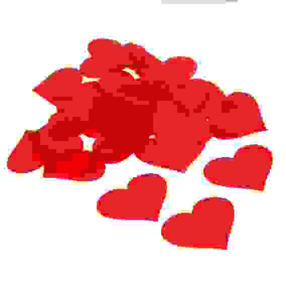 Сердечки декоративные, полиэстер, 25 шт, арт.0101 LA DECOR