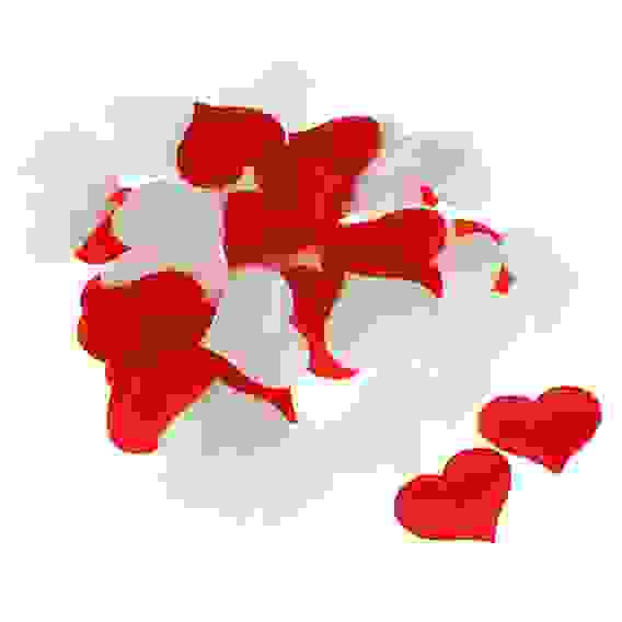 Сердечки декоративные, полиэстер, 50 шт, арт.0103 LA DECOR