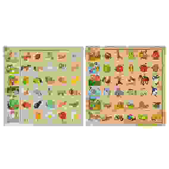 Развивающая игра &quot;Ассоциации&quot;, 30/31 эл., дерево, 28,5x28,5см, 2 дизайна, IG0051/151 МАСТЕР ИГРУШЕК