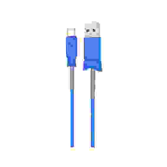 Кабель USB Micro USB X24 1m HOCO синий (гарантия 2 недели)