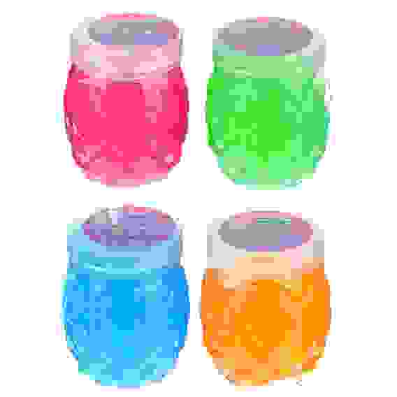 Слайм прозрачный, 140гр, полимер, 3-4 цвета