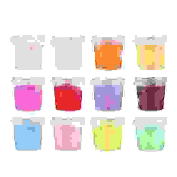 Глина застывающая легкая, 250гр., полимер, 12,5х12,5х12,5см, 4-12 цветов