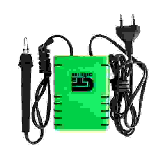 Электроприбор для выжигания по дереву \"Ажур\" с подставкой, 2 проекции // Сибртех