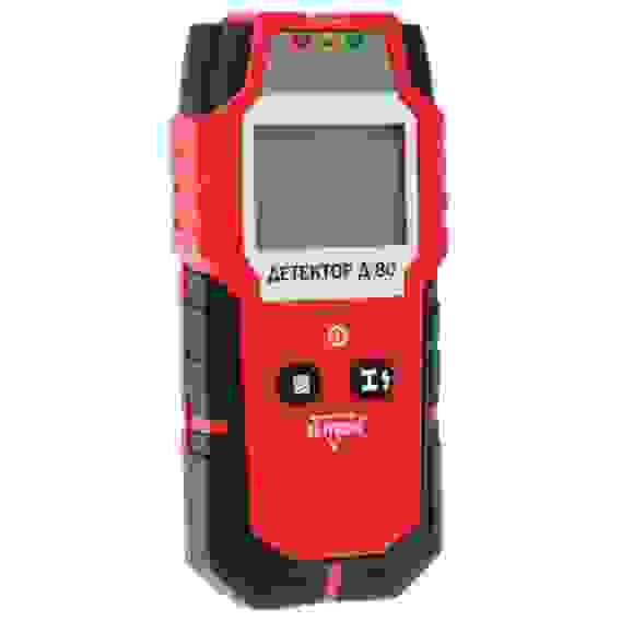 Детектор ELITECH Д 80 (металл38мм,провод под напряжен.50мм,дерев) Д 80