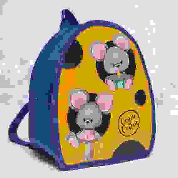 Рюкзак детский новогодний, отдел на молнии, цвет синий