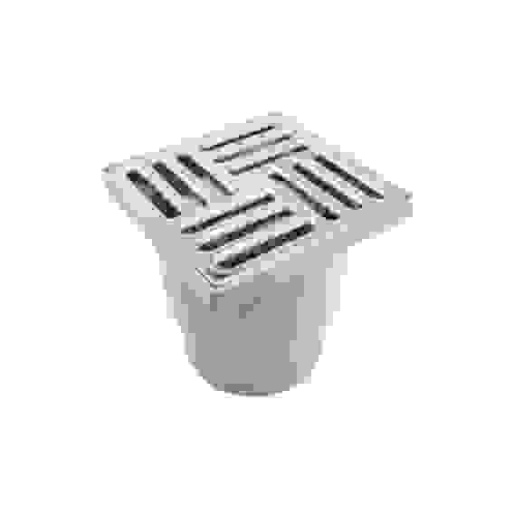 Трап с вертик. спуском,н/рег решетка 150х150 пласт. АНИ пласт TA5210