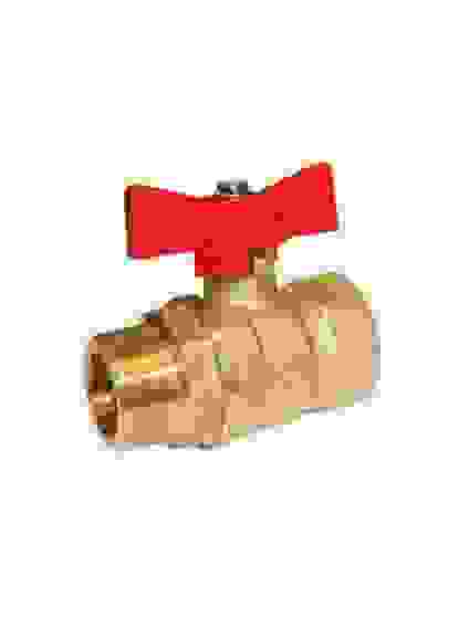 Кран шаровый вода, 1/2 вн/нар бабочка