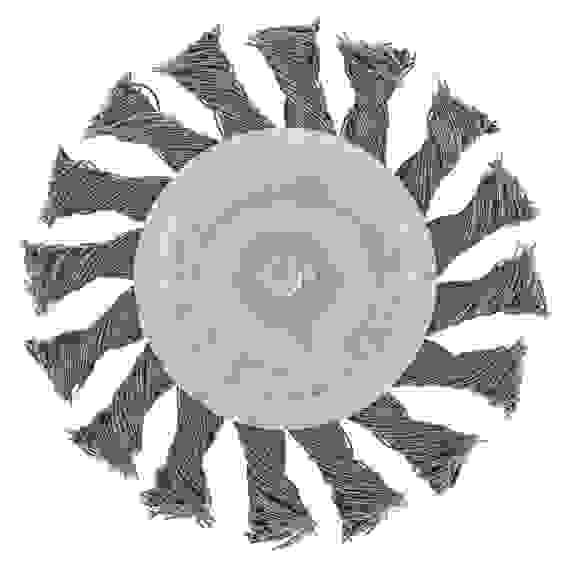 Щетка для дрели 100мм, полск со шпилькой,круч., пров./СИБРТЕХ