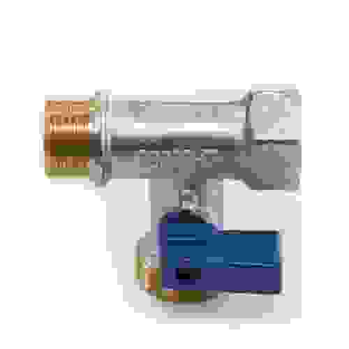 Кран шаровый вода, 3-проход 1/2 -3/4-1/2 вн/нар/нар для ст машин