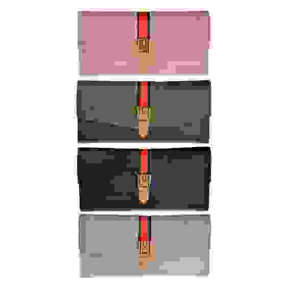 Кошелек женский, ПУ, сплав, 19х9см, 3-4 цвета, КЖ19-7 PAVO