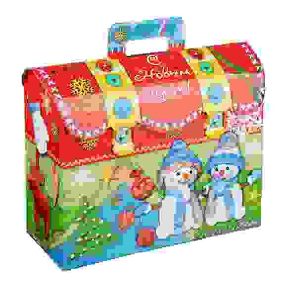 Коробка для подарков \"Вязаный сундучок\", МГК, 250х90х195мм, до 1000г