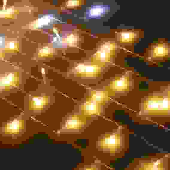 Гирлянда электр. бахрома 2,5x0,3х0,5x0,7м, 80LED, Flash 8_led, шампань, прозр.пров, 220В СНОУ БУМ