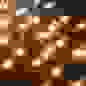 Гирлянда электр. бахрома 2,5x0,3х0,5x0,7м, 80LED, Flash 8_led, шампань, прозр.пров, 220В СНОУ БУМ