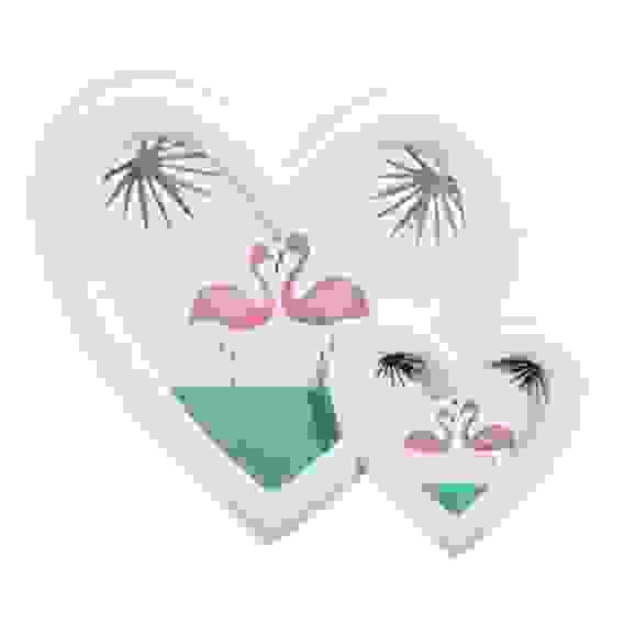 Фоторамка в виде сердечек, 16,5х16 см, пластик