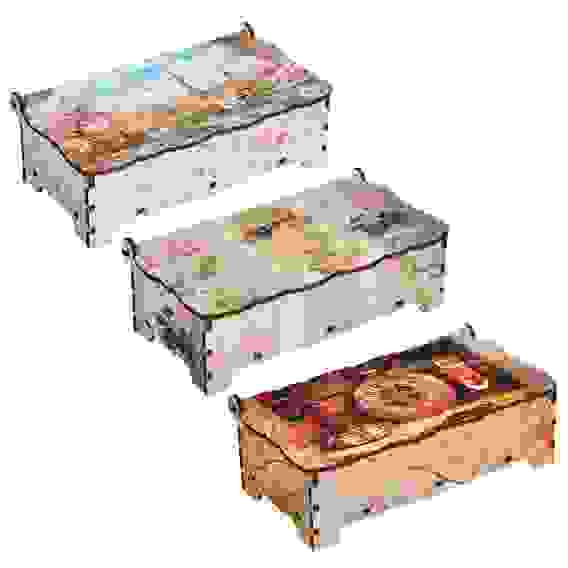 Шкатулка, МДФ, 17х9,5х5 см, 3 дизайна