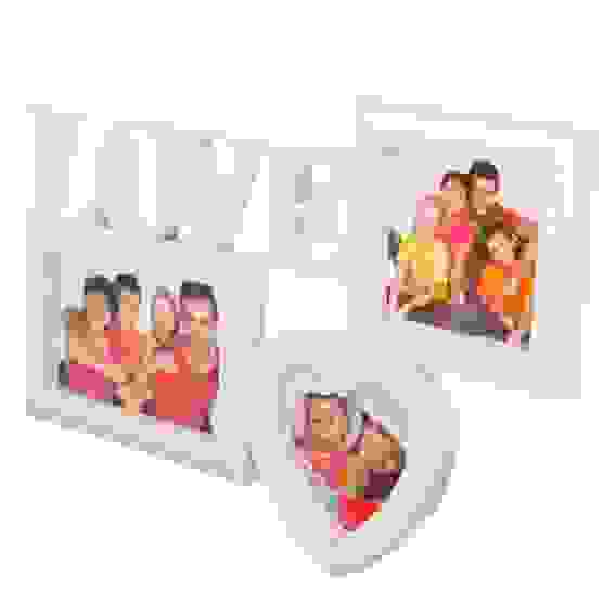 Фоторамка пластик, на 3 фотографии, 36х25,5х2см, арт.22-07