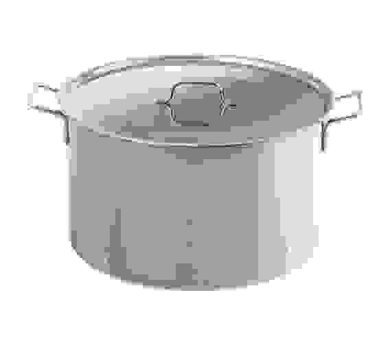 Кастрюля 20,0л (d35см; h23см) [ОБЩЕПИТ] Сварной. Клепанные ручки