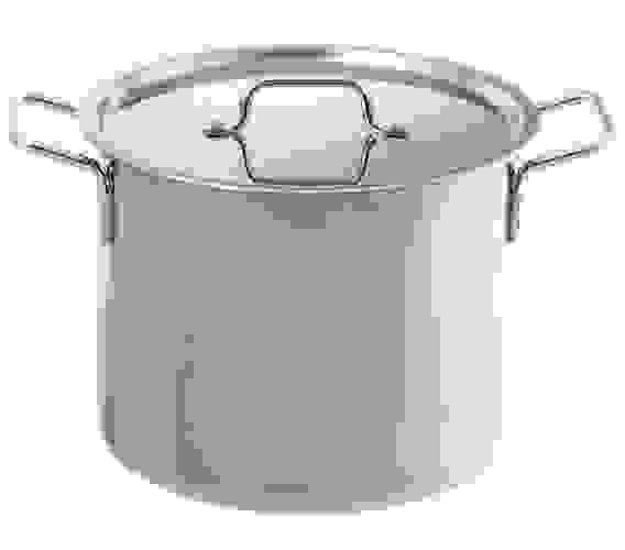 Кастрюля 17,0л (d30см; h28см) [ОБЩЕПИТ] Сварной. Клепанные ручки